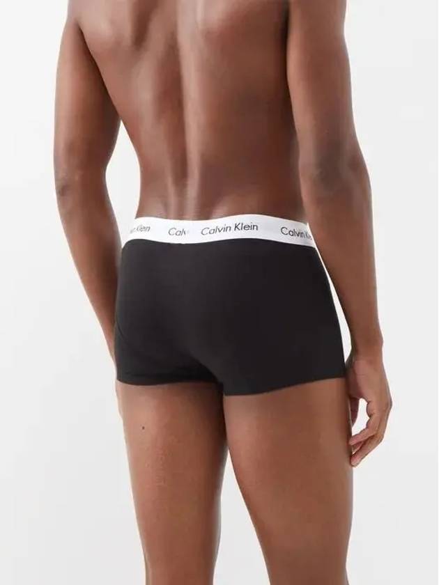 Underwear 3pack jacquard cotton blend trunk briefs - CALVIN KLEIN - BALAAN 5