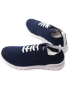 Fit Knit Low Top Sneakers Navy - KITON - BALAAN 7