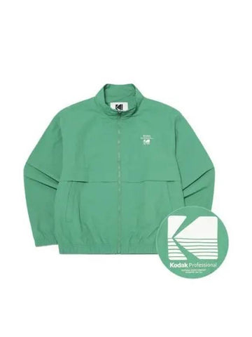 KODAK Apparel Essential Big Logo Woven Jacket GREEN - KODO - BALAAN 1