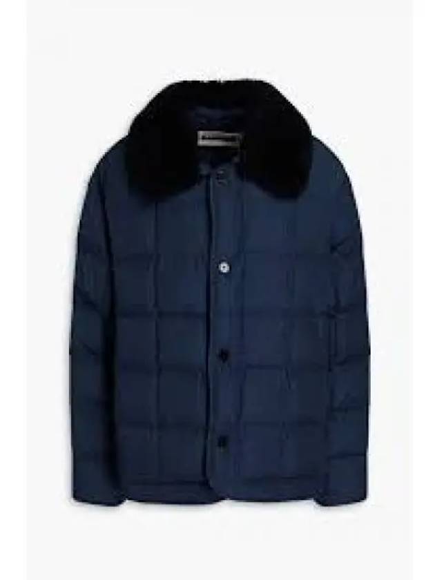 Men's Shearling Down Padded Navy - JIL SANDER - BALAAN 2