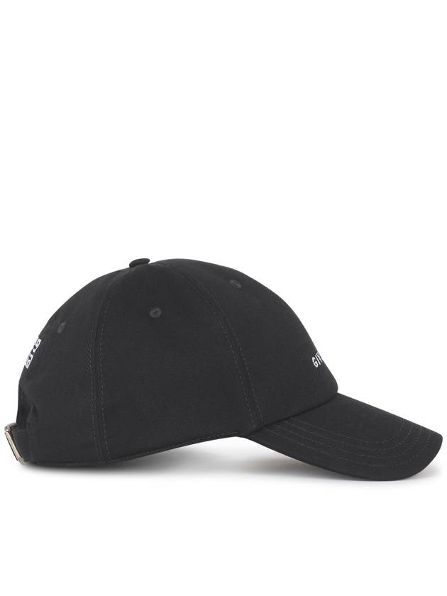 4G Logo Twill Ball Cap Black - GIVENCHY - BALAAN 3