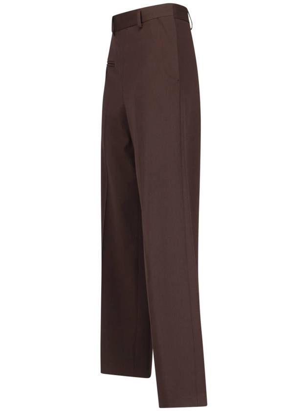 MM6 Maison Margiela Trousers Brown - MAISON MARGIELA - BALAAN 3