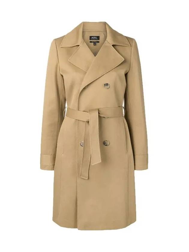 Alexis Cotton Trench Coat Beige - A.P.C. - BALAAN 2