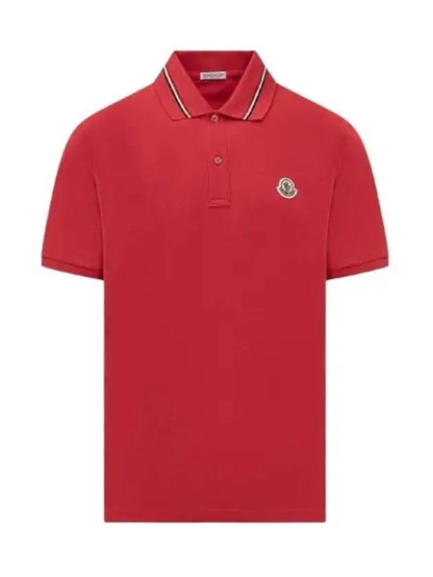 24 8A00021 89A16 455 patch logo polo shirt - MONCLER - BALAAN 1