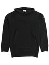 12th Anniversary Kids Waffen Hoodie Black 741660541 V0129 - STONE ISLAND - BALAAN 1