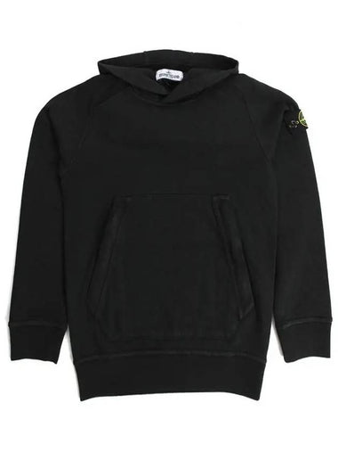 12th Anniversary Kids Waffen Hoodie Black 741660541 V0129 - STONE ISLAND - BALAAN 1