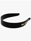 5IH039 2F72 F0967 Logo Plexiglass Hairband - MIU MIU - BALAAN 3