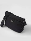 Triangle Logo Re-Nylon Pocket Cross Bag Black - PRADA - BALAAN 3