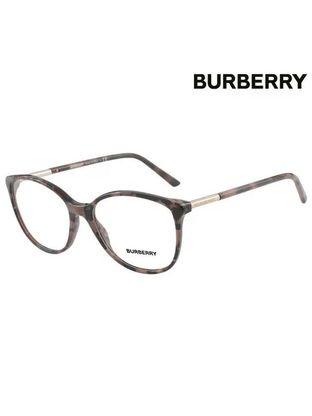 Eyewear Round Frame Eyeglasses Havana - BURBERRY - BALAAN 3