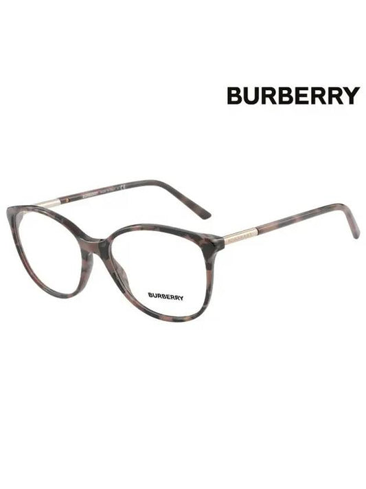 Eyewear Round Frame Eyeglasses Havana - BURBERRY - BALAAN 2