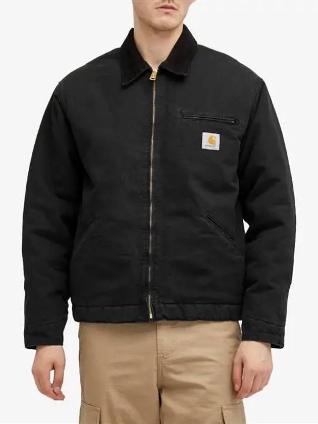 Carhartt WIP Organic Dearborn Canvas OG Detroit Jacket Black I027358 00E 3K - CARHARTT WIP - BALAAN 2