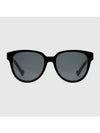 Eyewear Specialized Fit Round Frame Sunglasses Black - GUCCI - BALAAN 1