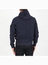 Soft Shell Brushed Lining Zip Up Hoodie Navy - STONE ISLAND - BALAAN 5