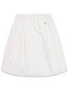 Mini Full Line Skirt White MCSS24SSK3WH - MACKY - BALAAN 3