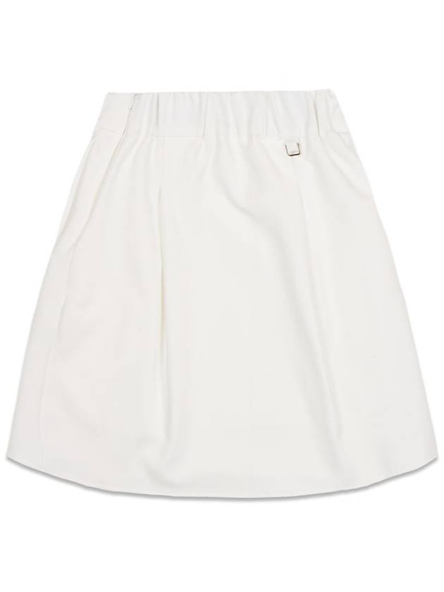 Mini Full Line Skirt White MCSS24SSK3WH - MACKY - BALAAN 3