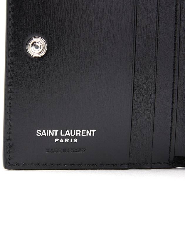 Monogram Half Wallet Black - SAINT LAURENT - BALAAN 10