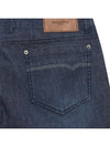 Denim pants with color combination stitching 5414GCWDNAVY - BLACK&WHITE - BALAAN 4