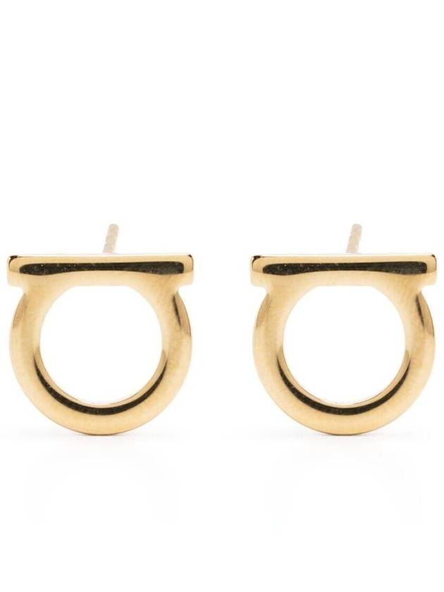 Gancini Earrings Gold - SALVATORE FERRAGAMO - BALAAN 2