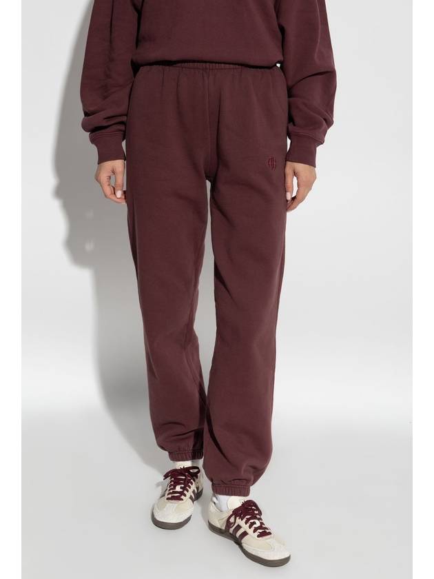 Anine Bing Sweatpants Karter, Women's, Burgundy - ANINE BING - BALAAN 3