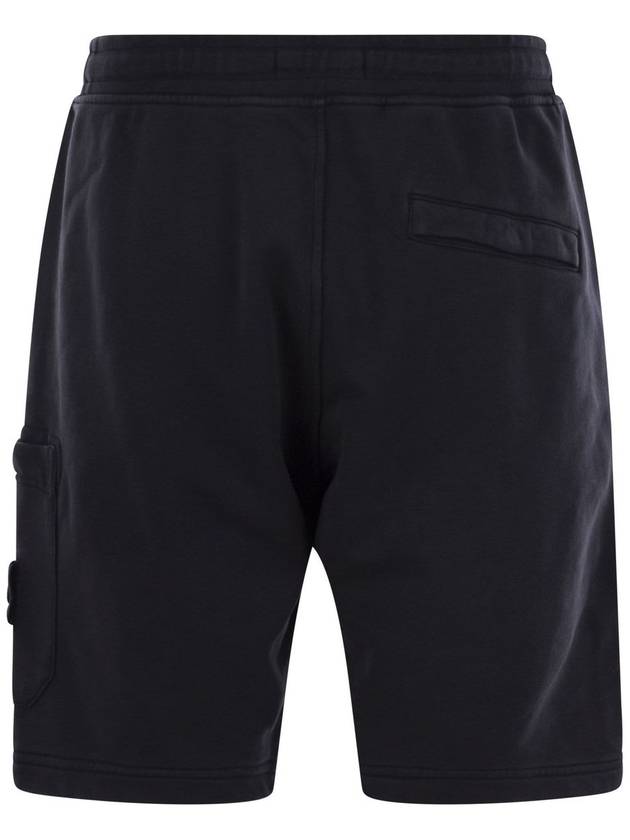 Cargo bermuda shorts with pockets and drawstring waistband - STONE ISLAND - BALAAN 2