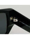 Sunglasses TF989 01A SILVANO 02 Horn rimmed black square - TOM FORD - BALAAN 6