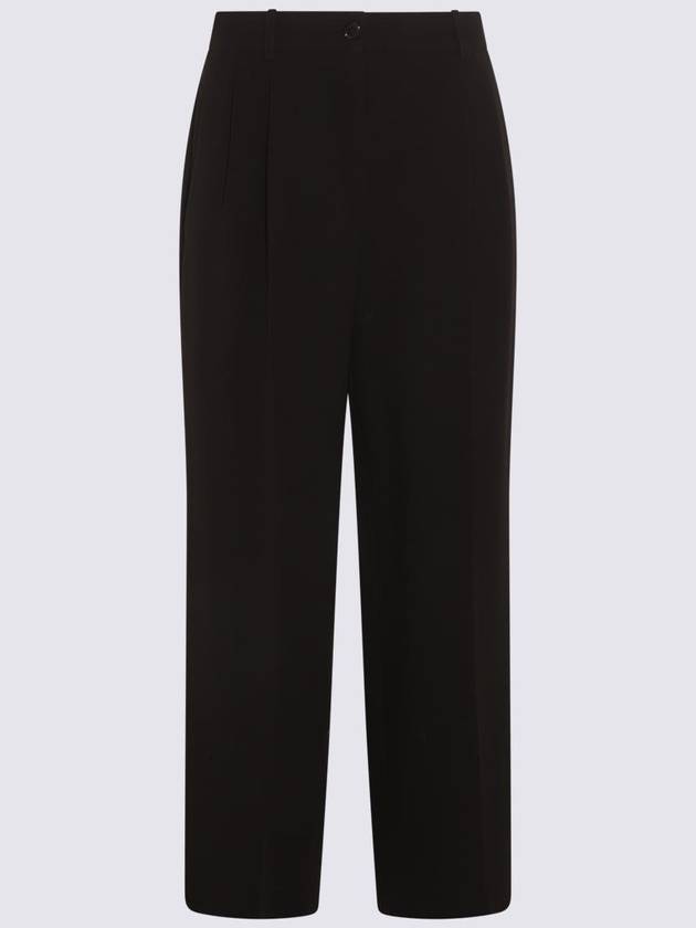 The Row Black Wool Pants - THE ROW - BALAAN 1