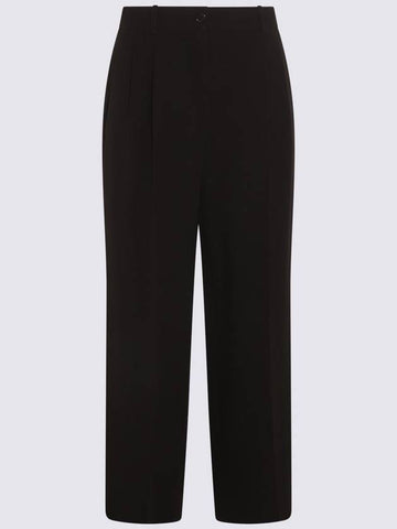 The Row Black Wool Pants - THE ROW - BALAAN 1