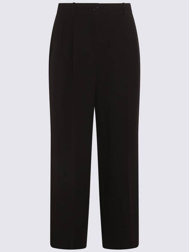 The Row Black Wool Pants - THE ROW - BALAAN 1