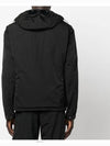 Chrome R Goggles Overshirt Hooded Jacket Black - CP COMPANY - BALAAN 4