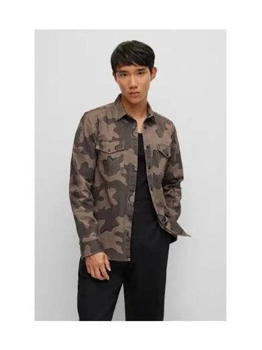 HUGO Camouflage Relaxed Fit Overshirt 50479329 960 - HUGO BOSS - BALAAN 1