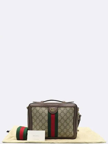 550622 GG gold logo three stripes web small Ophidia camera bag 2WAY - GUCCI - BALAAN 1