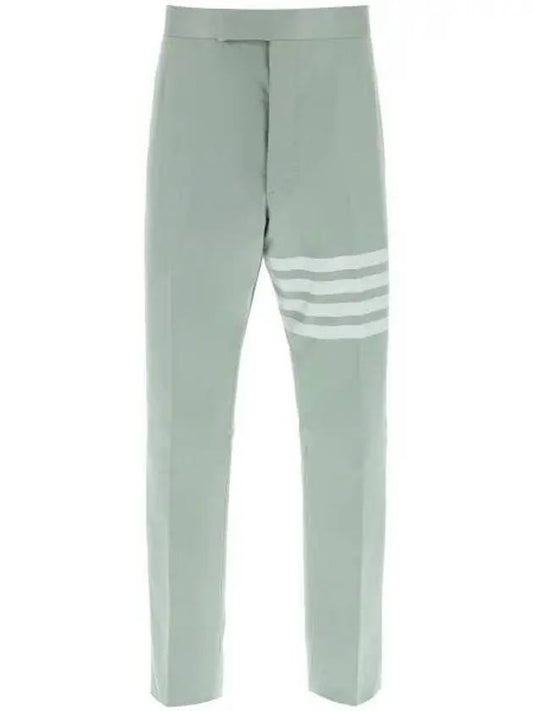 diagonal bar tailored straight pants - THOM BROWNE - BALAAN 2