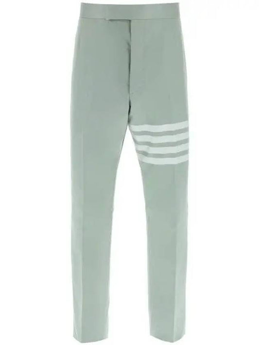 4 Bar Tailored Straight Pants Green - THOM BROWNE - BALAAN 2