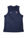 Jordan Paris Saint-Germain Mesh Jersey Sleeveless Midnight Navy - NIKE - BALAAN 1