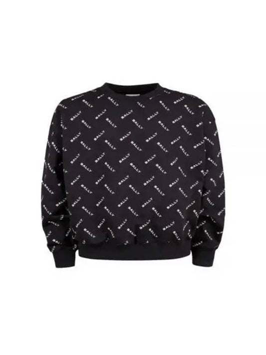 Sweater MJE05I CO269 U546 BLACK WHITE - BALLY - BALAAN 2