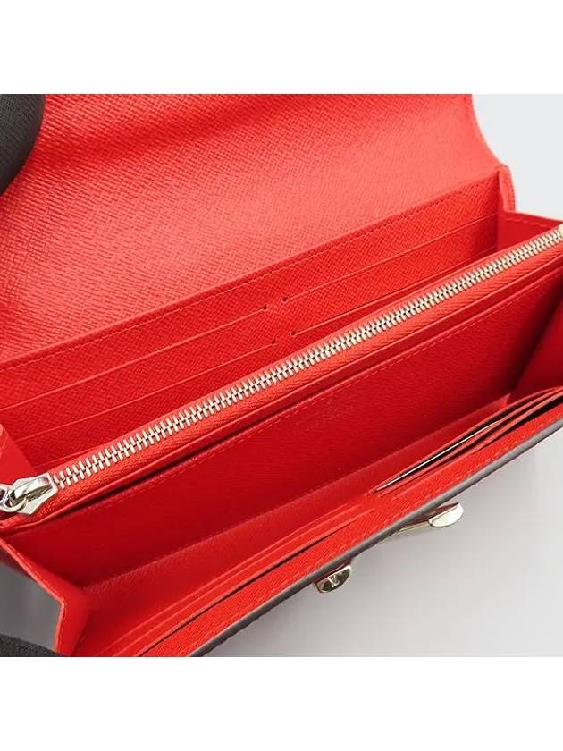 M61179 Red Epi silver twist long wallet - LOUIS VUITTON - BALAAN 5