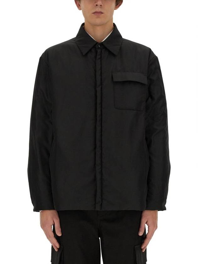 V Monogram Reversible Nylon Jacket Black - VALENTINO - BALAAN 2