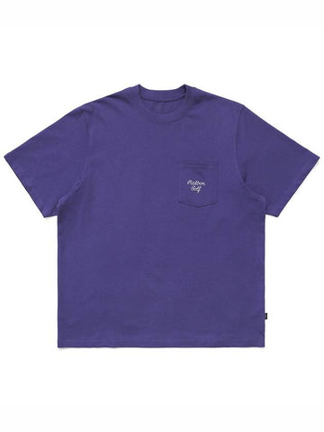 Wiz Collection Wizard Round T Shirt PURPLE - MALBON GOLF - BALAAN 1