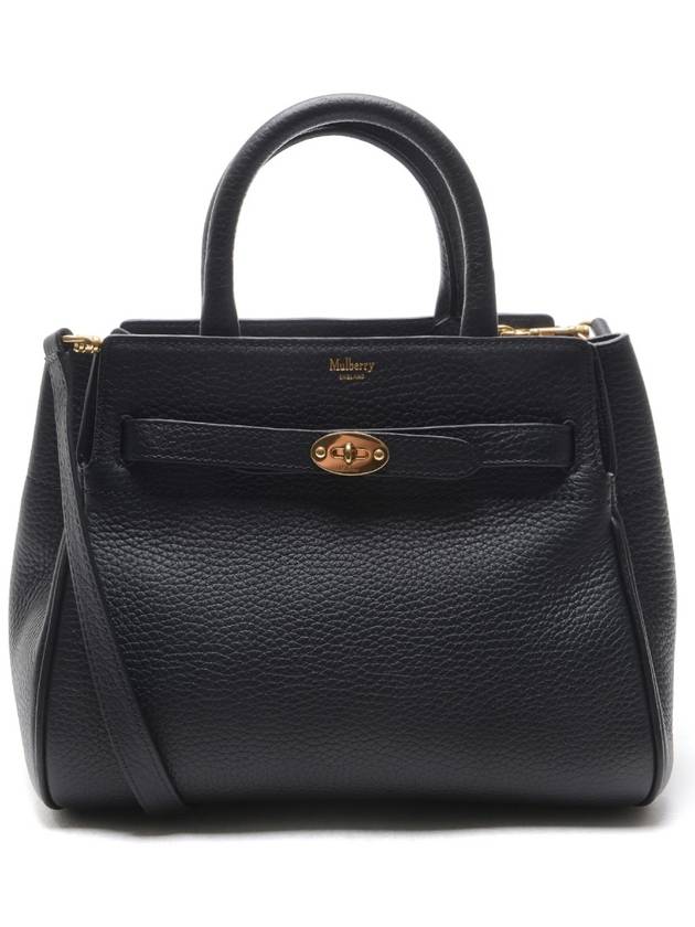 Small Belted Bayswater Tote Bag Black - MULBERRY - BALAAN 2