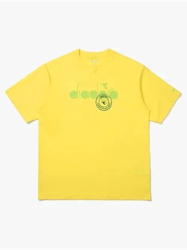 Diadora Comfy Short Sleeve T Shirt YELLOW - DIADORA - BALAAN 1