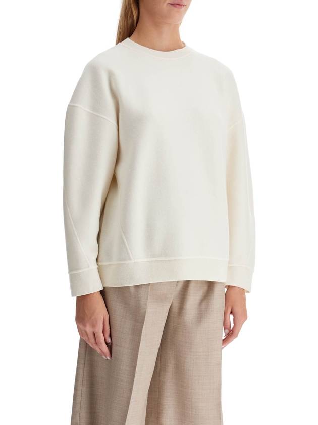 Elvira Jersey Crew Neck Knit Top Ivory - MAX MARA - BALAAN 3