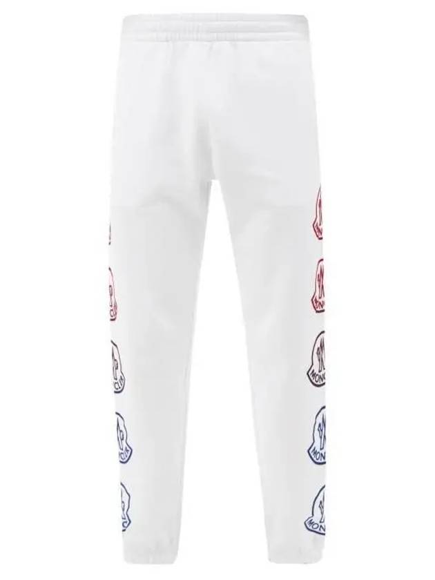 Logo Multicolor Jogger Sweat Track Pants White G20918H00011899FL - MONCLER - BALAAN 1