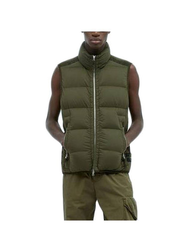 Seamless Tunnel Vest Khaki - STONE ISLAND - BALAAN 1