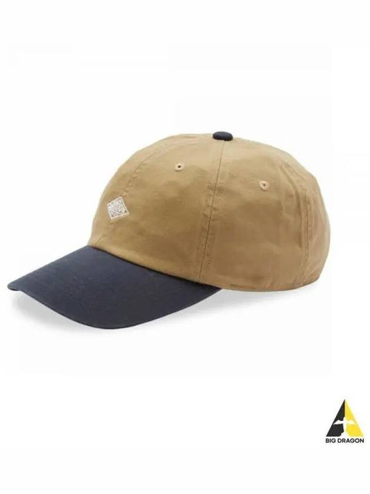 Chino Cloth 6 Panel Ball Cap Khaki Navy - DANTON - BALAAN 2