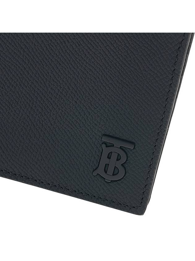 TB Monogram Granny Leather Halfwallet Black - BURBERRY - BALAAN 7