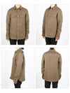 Felt Wool Alpaca Overshirt Jacket Dust - RICK OWENS - BALAAN 3