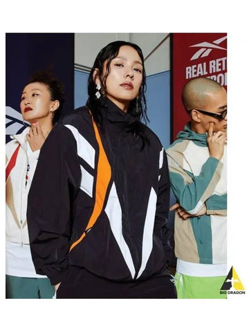 Hyori Lee wearing vector flash windbreaker black - REEBOK - BALAAN 1