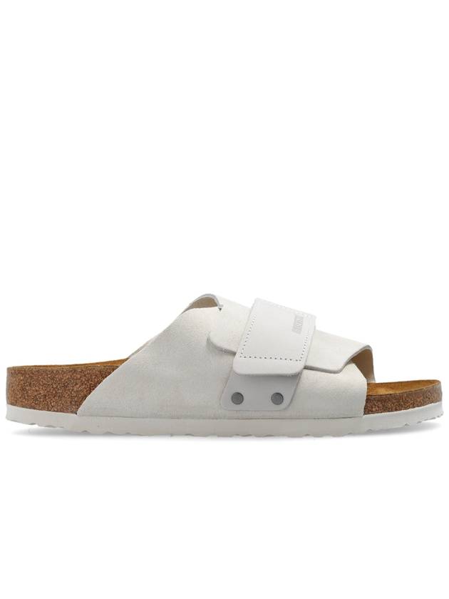 Kyoto Nubuck Suede Leather Sandals Antique White - BIRKENSTOCK - BALAAN 2