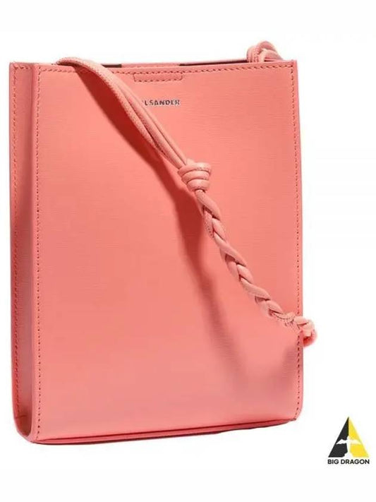 Tangle Small Leather Cross Bag Coral - JIL SANDER - BALAAN 2