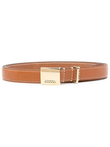 engraved buckle leather belt CE056CFAA3B41A - ISABEL MARANT - BALAAN 1